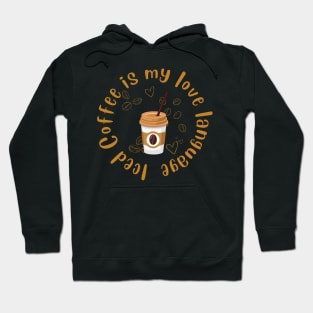 Iced Coffee is my love language Hoodie